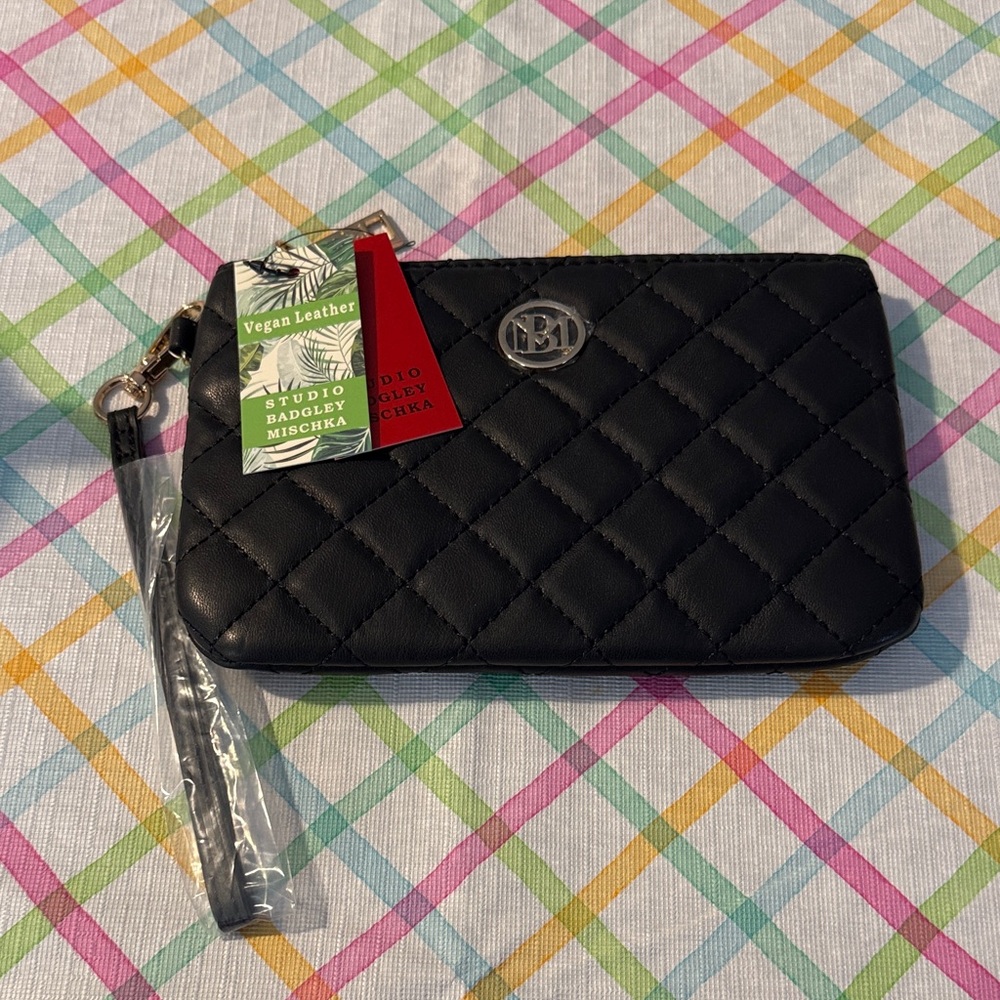 Studio Badgley Mischka Quilted Clutch
